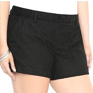 Torrid Black Lace Shorts Plus Size 28